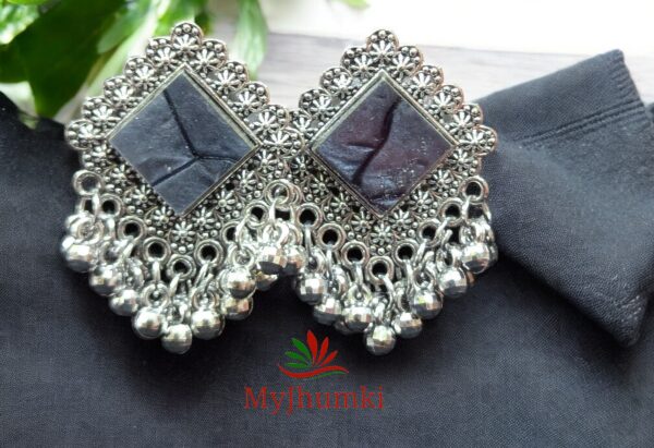 Oxidised Jhumka Earring For Women